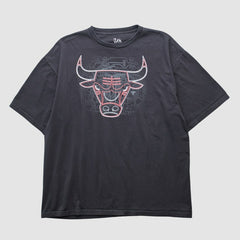 Chicago Bulls Majestic 2000s T-shirt Black Vintage - Vintage