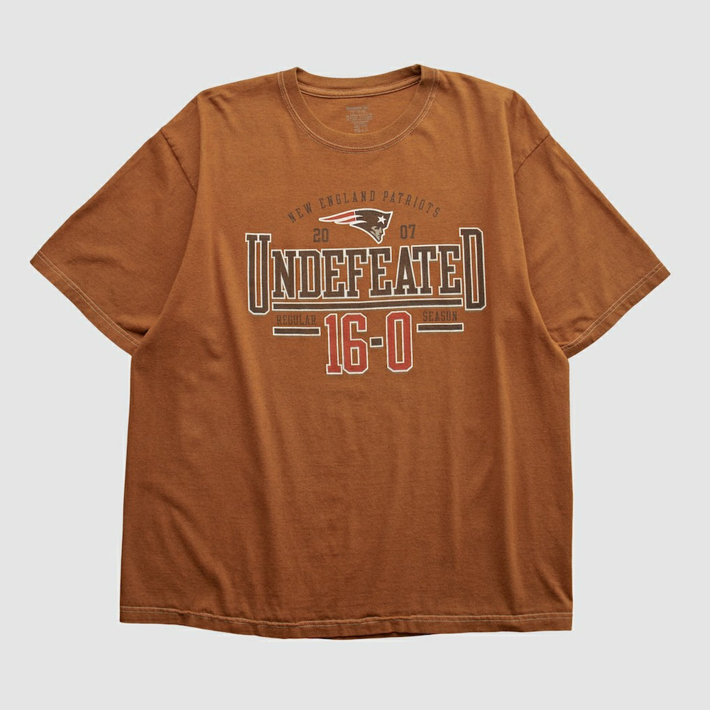 New England Patriots Reebok 2007 T-shirt - Clay T-shirts
