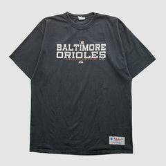 Baltimore Orioles Majestic 2006 T-shirt - Charcoal - 2XVintage T-shirts