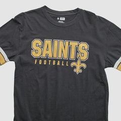 New Orleans Saints NFL 2010s Long Sleeve T-shirt - Black T-shirts