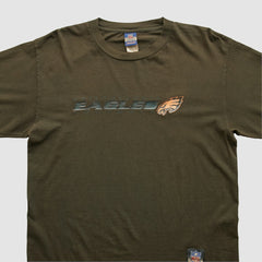 Philadelphia Eagles Reebok 2000s Long Sleeve T-shirt - Brown T-shirts