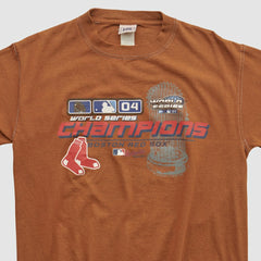 Boston Red Sox Lee Apparel 2004 T-shirt - Clay - Vintage T-shirts