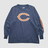 Chicago Bears NFL 2010s Long Sleeve T-shirt - Navy T-shirts