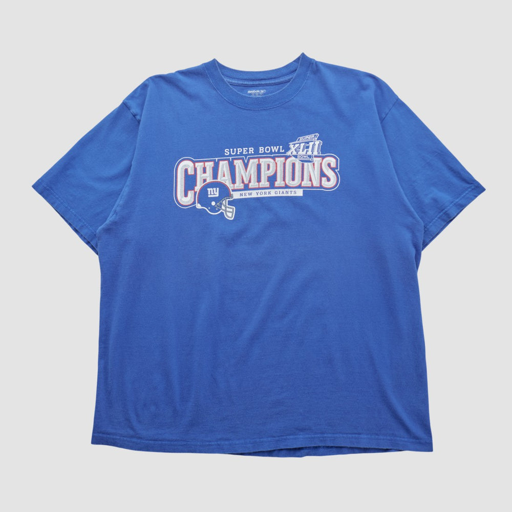 New York Giants Reebok 2008 T-shirt - Blue T-shirts