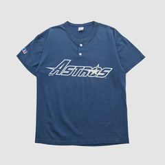 Houston Astros Russell 2000s T-shirt - Navy - Vintage T-shirts