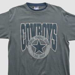 Dallas Cowboys Trench 90s T-shirt - Gray T-shirts