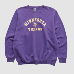Minnesota Vikings Champion 90s Pullover Sweatshirt - Purple Pullover