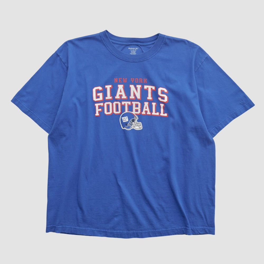 New York Giants Reebok 2010s T-shirt - Blue T-shirts