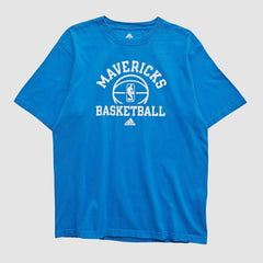 Dallas Mavericks 2010s T-shirt Blue Vintage - Adidas