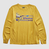 Minnesota Vikings NFL 2010s Long Sleeve T-shirt - Yellow T-shirts