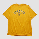 Milwaukee Brewers Gear For Sports 2000s T-shirt - Yellow - XVintage T-shirts