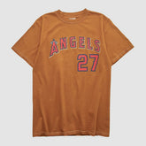 Los Angeles Angels Majestic 2000s T-shirt - Clay - Vintage T-shirts