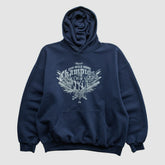 World Series Gildan 2009 Hooded Pullover Sweatshirt - Navy - Vintage Pullover
