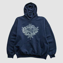 World Series Gildan 2009 Hooded Pullover Sweatshirt - Navy - Vintage Pullover