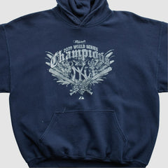 World Series Gildan 2009 Hooded Pullover Sweatshirt - Navy - Vintage Pullover
