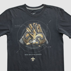 New Orleans Saints 2010s T-shirt - Black T-shirts