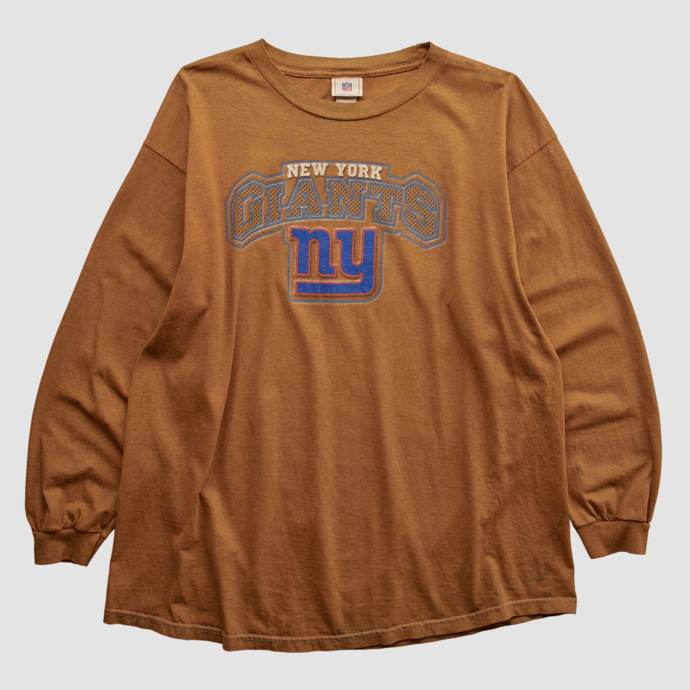 New York Giants NFL 2000s Long Sleeve T-shirt - Clay T-shirts
