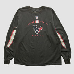 Houston Texans Reebok 2000s Long Sleeve T-shirt - Black T-shirts
