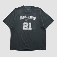 San Antonio Spurs NBA 2000s T-shirt Black Vintage - Vintage