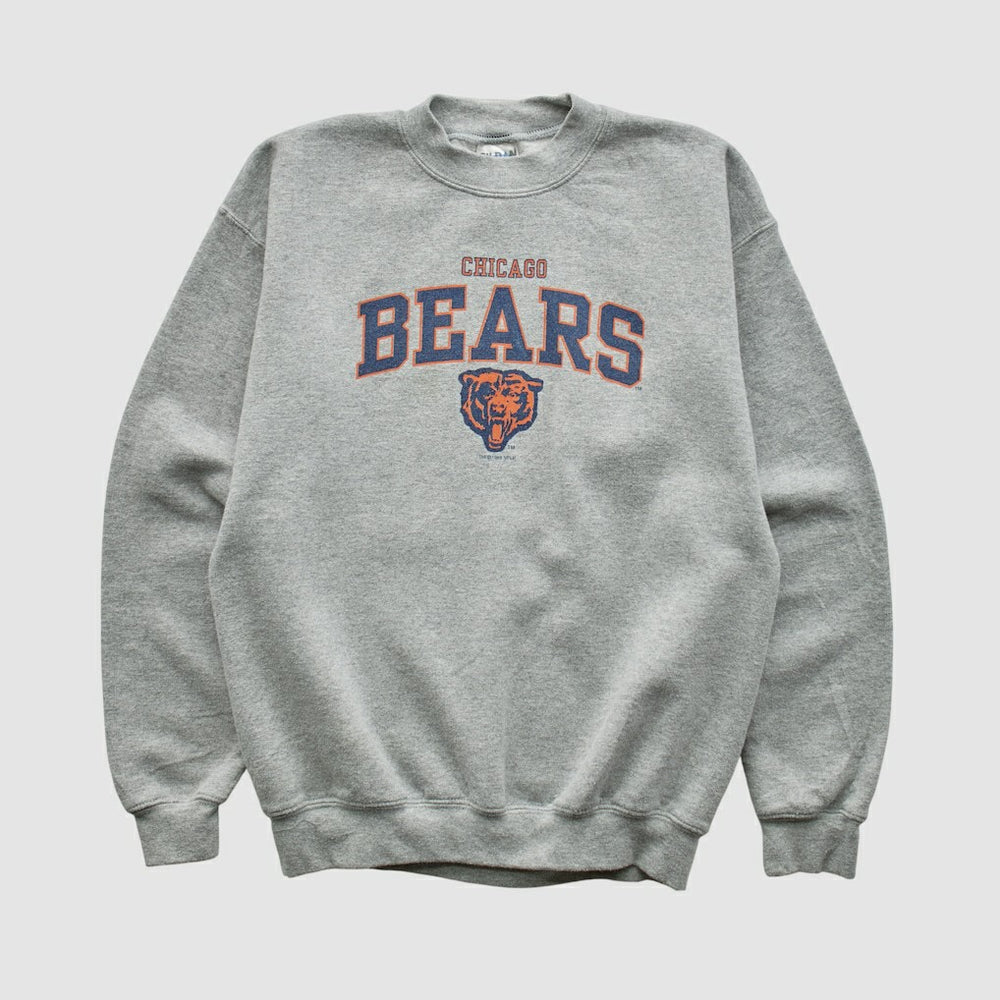 Chicago Bears Gildan 1999 Pullover Sweatshirt - Heather Gray Pullover