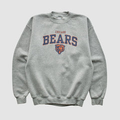 Chicago Bears Gildan 1999 Pullover Sweatshirt - Heather Gray Pullover