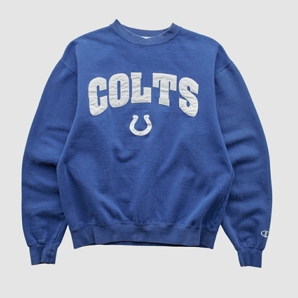 Indianapolis Colts Champion 2000s Pullover Sweatshirt - Blue Pullover
