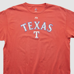 Texas Rangers Majestic 2000s T-shirt - Red - 2XVintage T-shirts