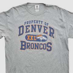 Denver Broncos NFL 2010s Long Sleeve T-shirt - Heather Gray T-shirts
