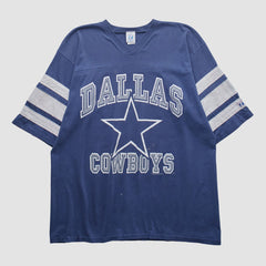 Dallas Cowboys Logo 7 90s T-shirt - Navy T-shirts