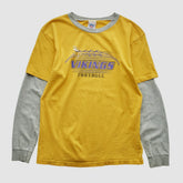 Minnesota Vikings NFL 2000s Long Sleeve T-shirt - Yellow T-shirts