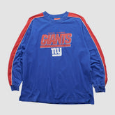 New York Giants NFL 2000s Long Sleeve T-shirt - Blue T-shirts