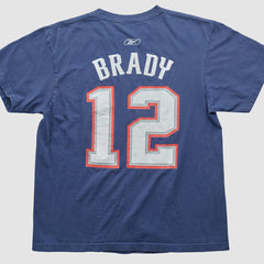 New England Patriots Reebok 2000s T-shirt - Blue T-shirts