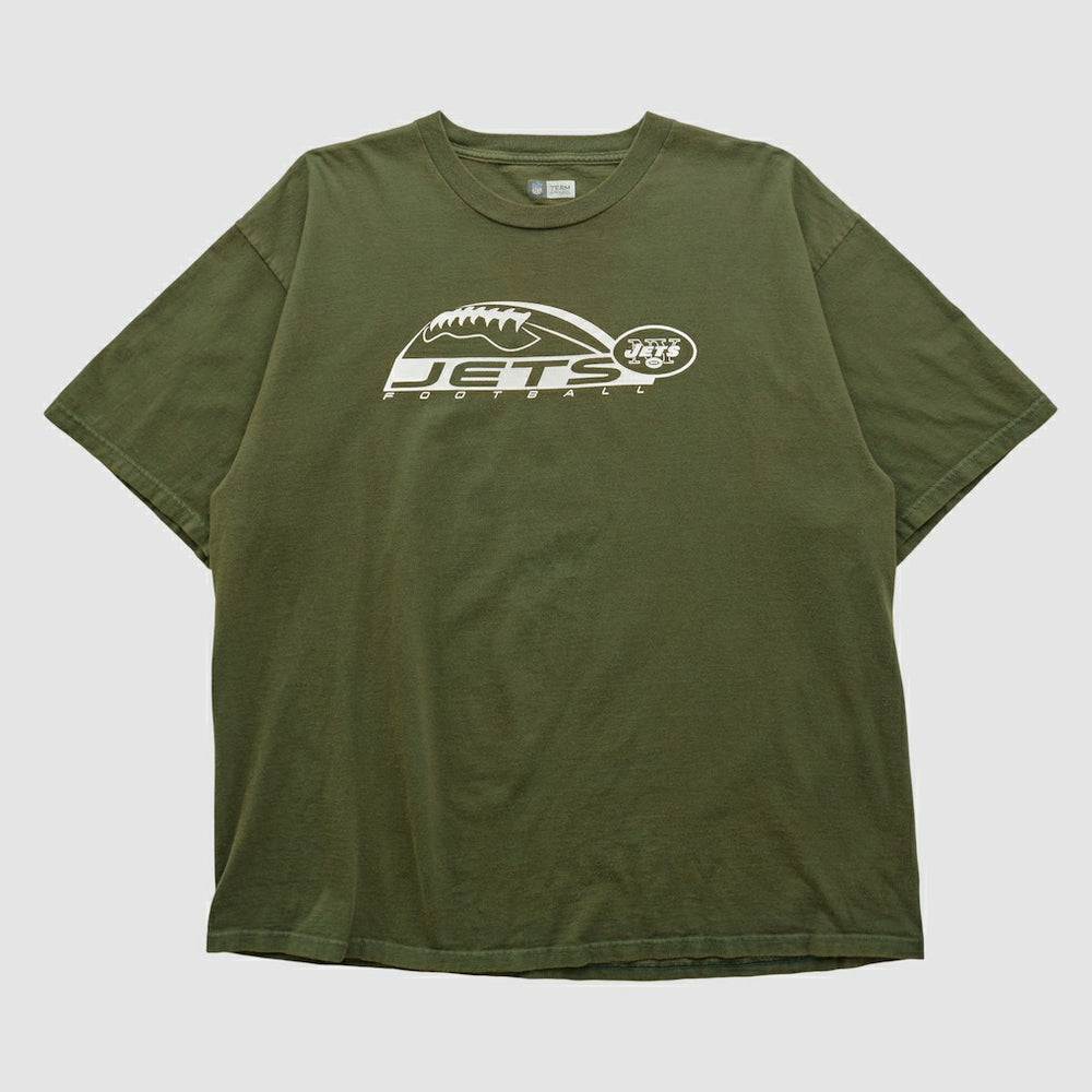 New York Jets NFL 2000s T-shirt - Olive T-shirts