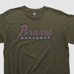Atlanta Braves Nike 2000s T-shirt - Black - Vintage T-shirts