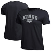 Los Angeles Kings Champion Women's Arch Mascot Logo T-Shirt - Black | US 203898280