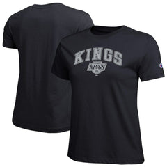 Los Angeles Kings Champion Women's Arch Mascot Logo T-Shirt - Black | US 203898280