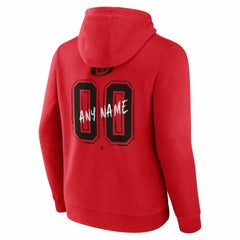 Carolina Hurricanes Hustle Personalized Name & Number Hoodie - Red | US 203920997