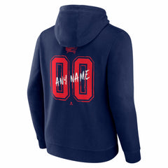 Columbus Blue Jackets Big & Tall Hustle Personalized Name & Number Hoodie - Navy | US 203921013