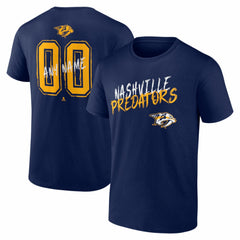 Nashville Predators Big & Tall Hustle Personalized Name & Number T-Shirt - Navy | US 203921061