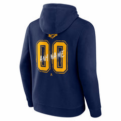 Nashville Predators Hustle Personalized Name & Number Hoodie - Navy | US 203921063