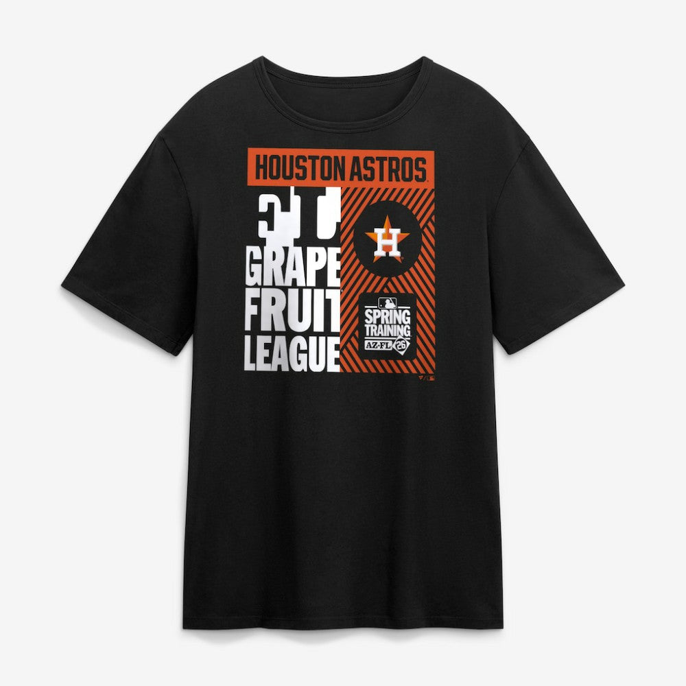 Houston Astros 2026 Spring Training True Icon T-Shirt - Black T-shirts
