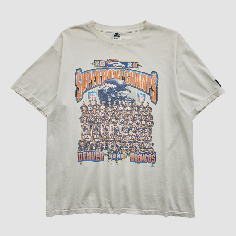Denver Broncos Starter 1998 T-shirt - White T-shirts