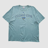 Chicago Cubs Majestic 2000s T-shirt - Light Blue - XVintage T-shirts