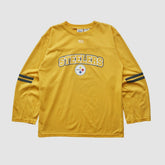 Pittsburgh Steelers NFL 2000s Long Sleeve T-shirt - Yellow T-shirts