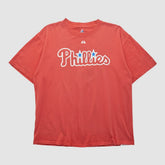 Philadelphia Phillies Majestic 2000s T-shirt - Red - XVintage T-shirts