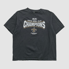 New Orleans Saints NFL 2010 T-shirt - Black T-shirts