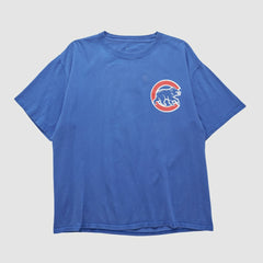 Chicago Cubs Majestic 2008 T-shirt - Blue - XVintage T-shirts