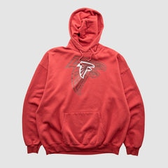 Atlanta Falcons NFL 2000s Hooded Pullover Sweatshirt - Red Pullover