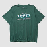 Tampa Bay Rays Lee Sport T-shirt - Green - Vintage T-shirts