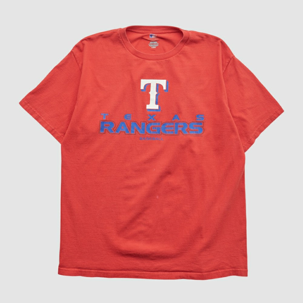Texas Rangers Genuine Merchandise 2000s T-shirt - Red - Vintage T-shirts